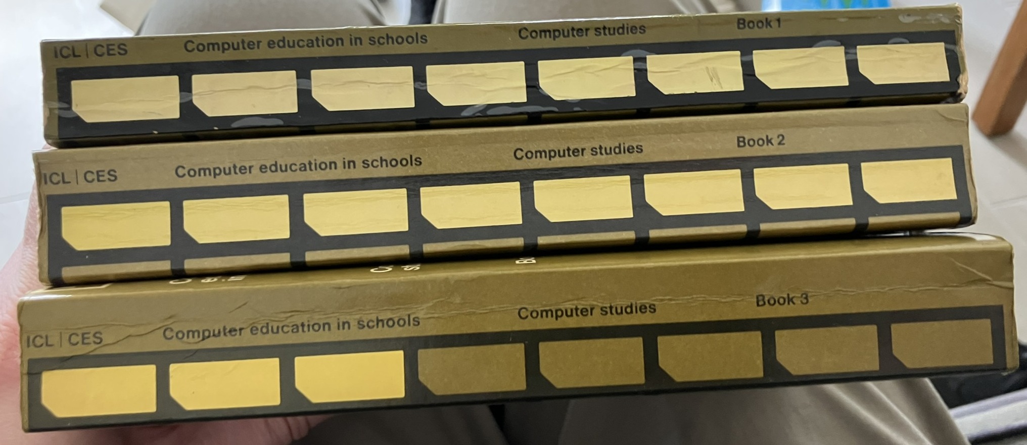 NAEC Book 2 first-print misprint spines